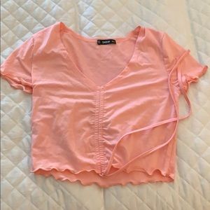 Hot pink top